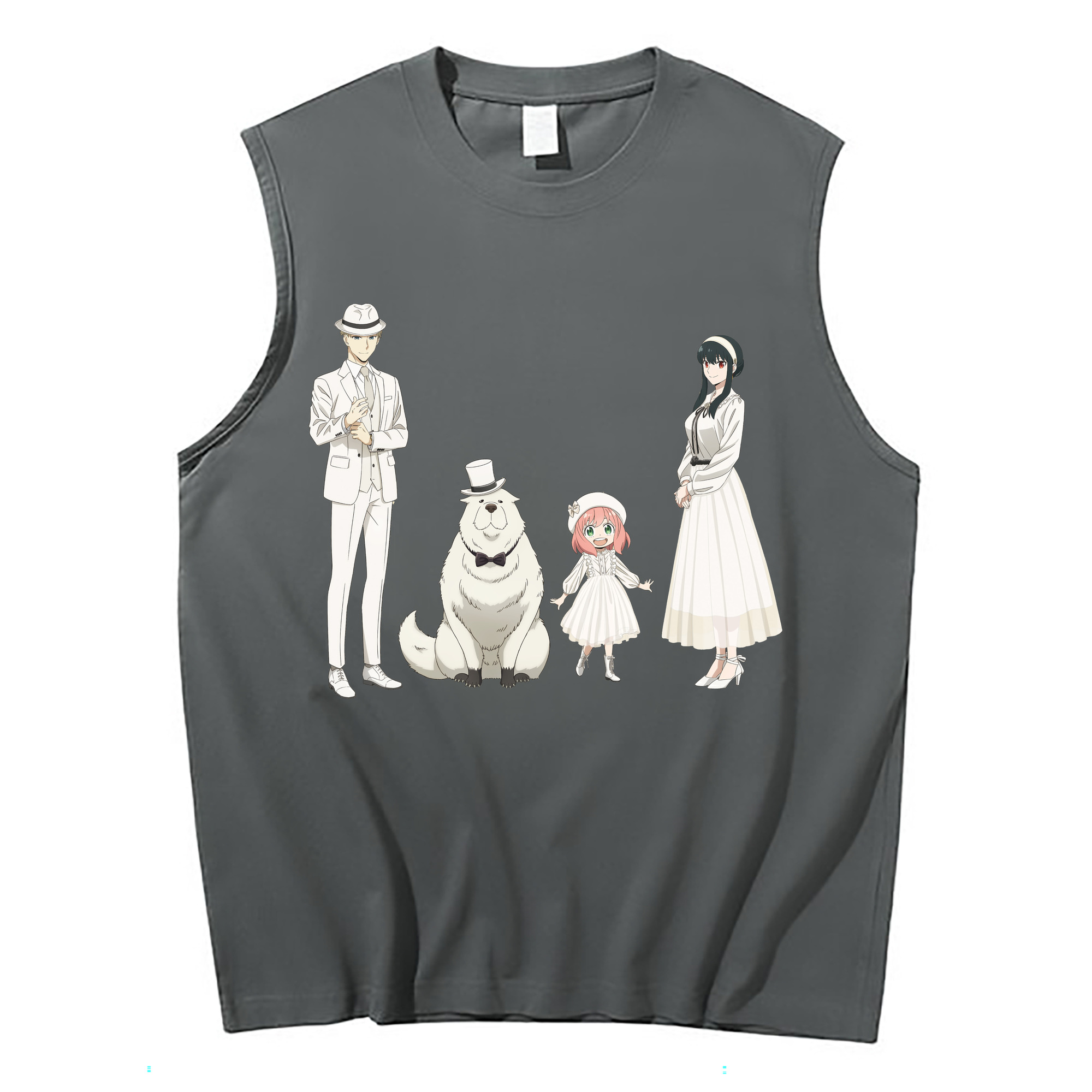 （画像用） SPY×FAMILY间谍家家酒 コットン100％タンクトップ（フロントプリント）